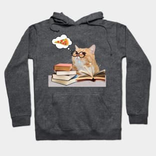 Cat just want to eat pizza Hoodie